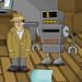 Cartoon based point and click private-eye adventure game with cool music