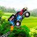 Super charged monster truck driving game with many levels and stunts