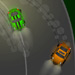 Absolutely brilliant top-down night racing game with pimped up mobiles