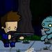 Gory side-on platform zombie slasher game - take out your bad day on the undead